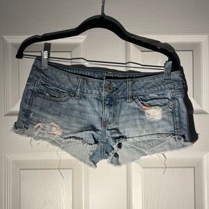 American Eagle Embroidered Mini Shorts